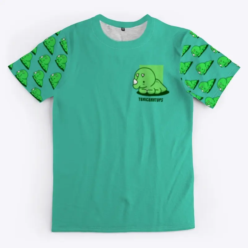 Tericeratops Dino Graphic Sleeve Tee