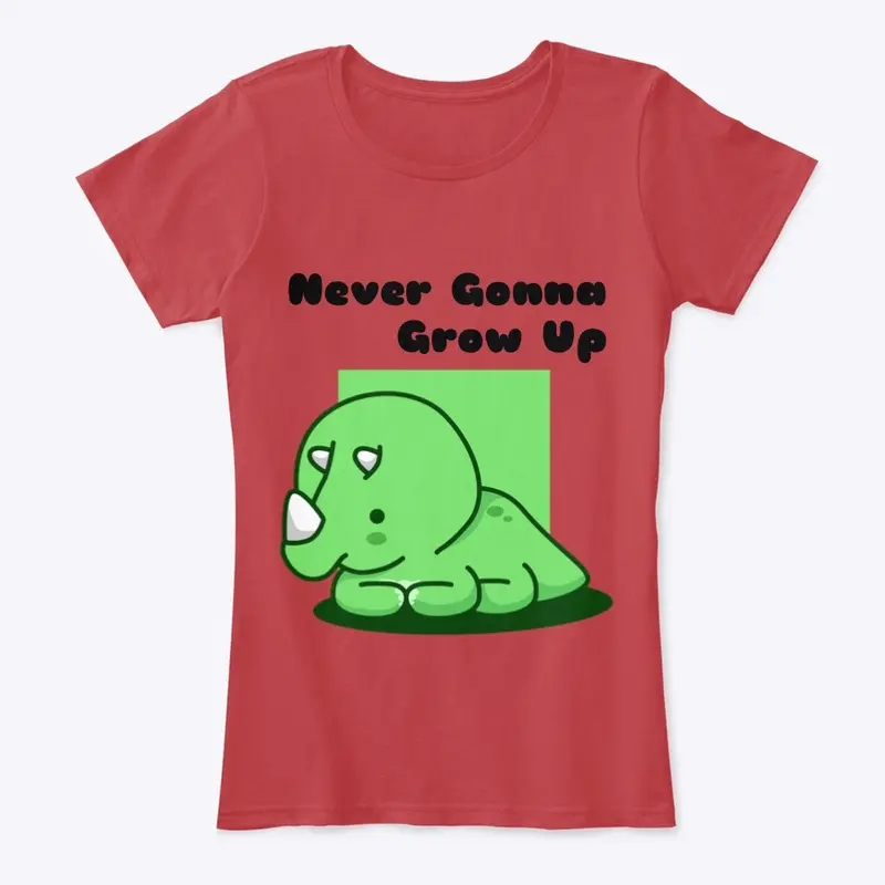 Never Gonna Grow Up Dino Tee